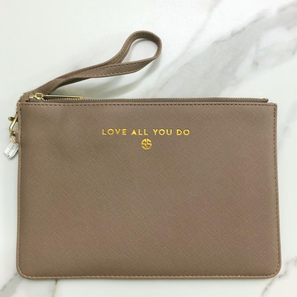 Love all you do simply Southern Clutch